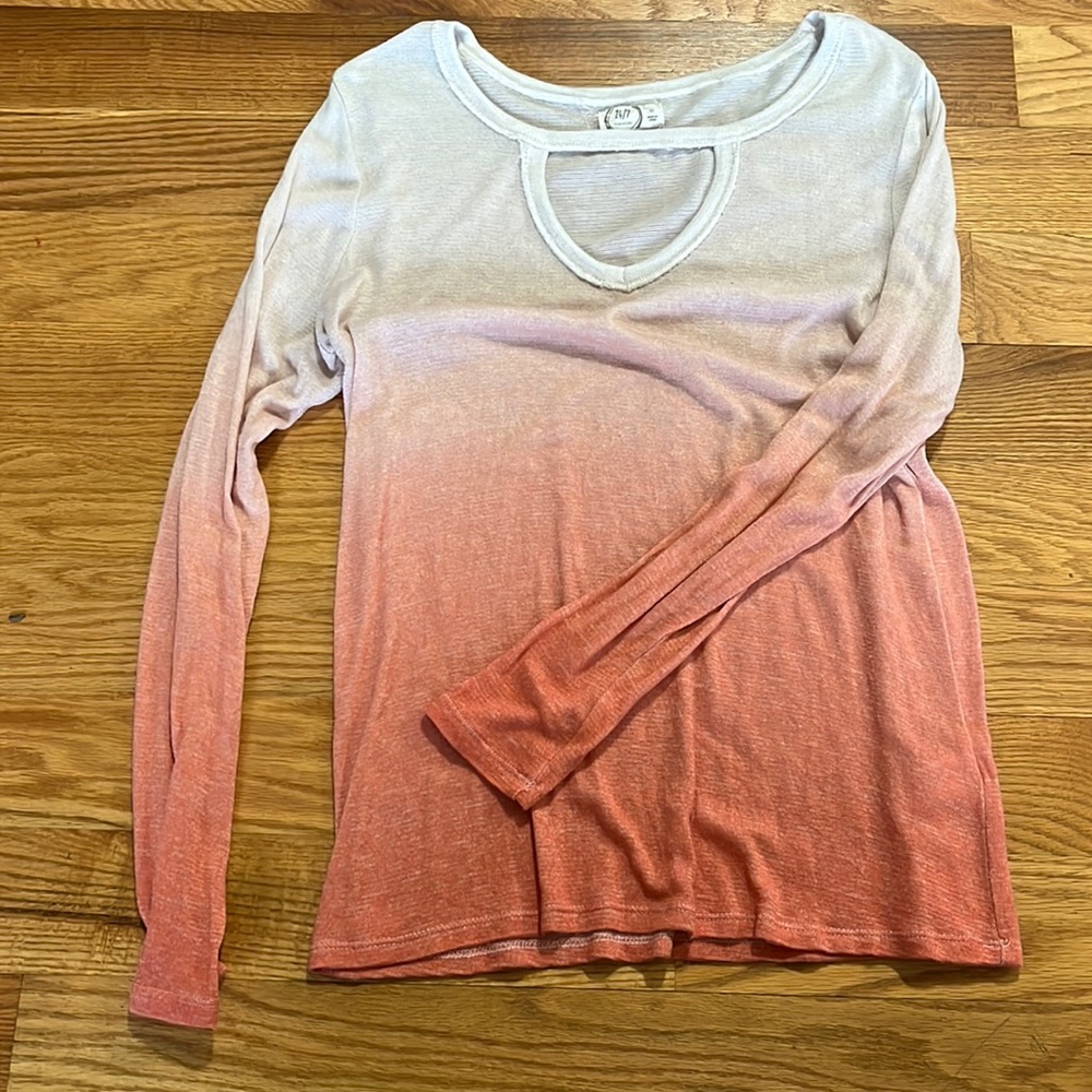 Maurices ombré long sleeve thin sweater